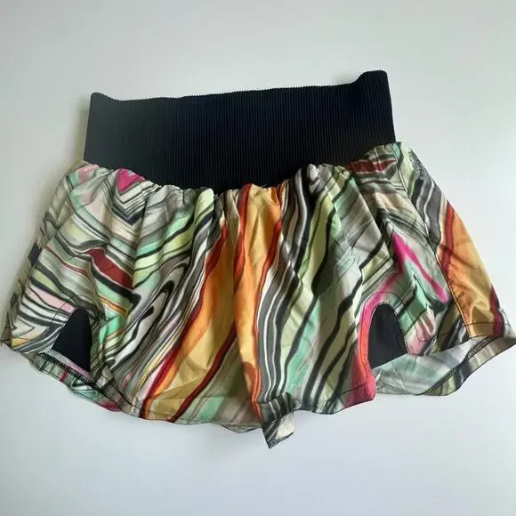 FP Movement by Free People Carpe Diem Printed Shorts SZ M NWOT - Picture 6 of 7
